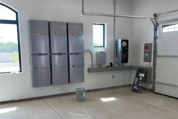 A newly installed, modern electrical panel, showcasing a safe and updated system by A-1 Contractors.