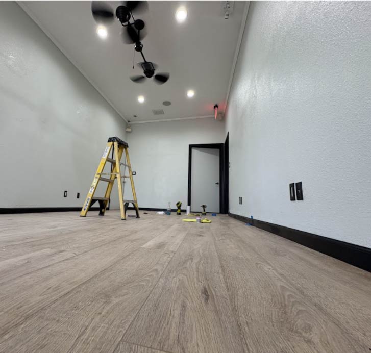 room-remodel construction in progress of the interior of an accessory dwelling unit in visalia